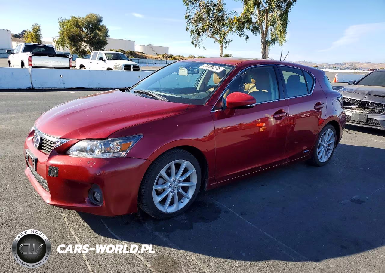 2012 Lexus Ct 200H Premium VIN:JTHKD5BH9C2078538 - 1