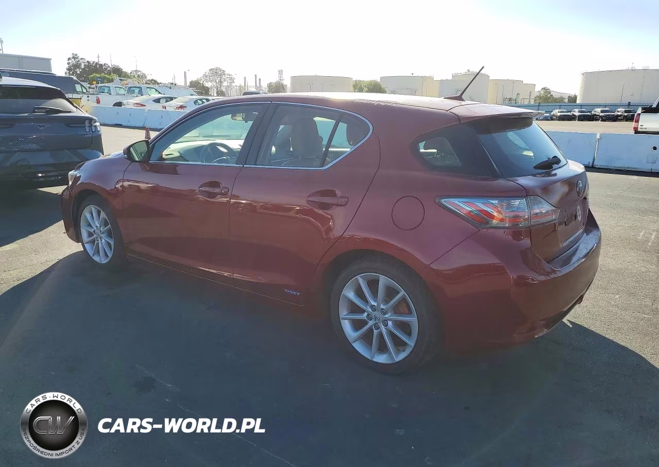 2012 Lexus Ct 200H Premium VIN:JTHKD5BH9C2078538 - 2