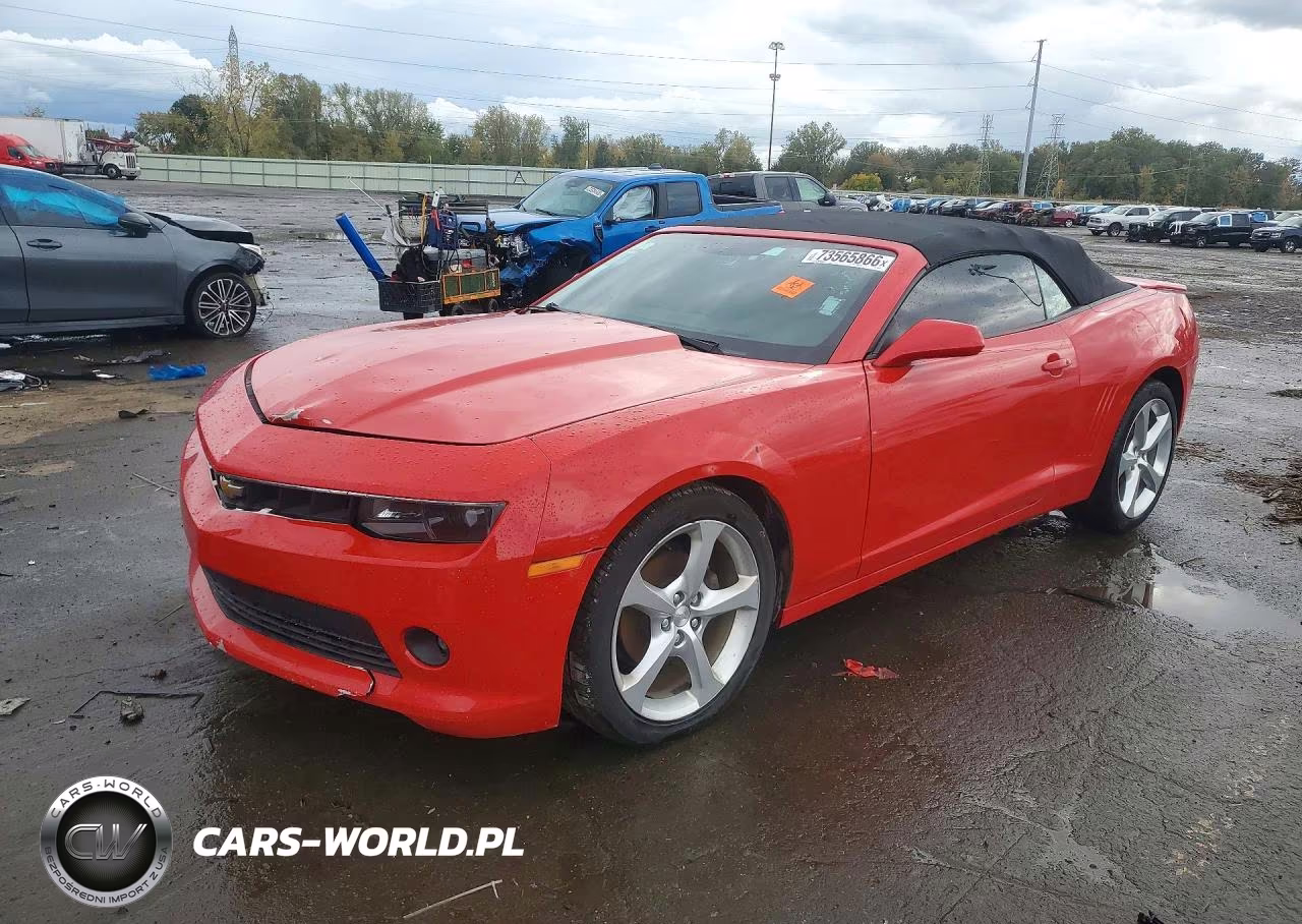 2015 Chevrolet Camaro Lt VIN:2G1FF3D39F9280233 - 1