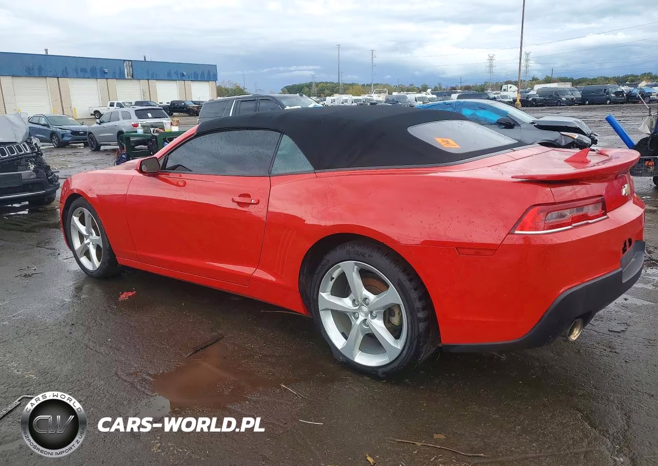 2015 Chevrolet Camaro Lt VIN:2G1FF3D39F9280233 - 2