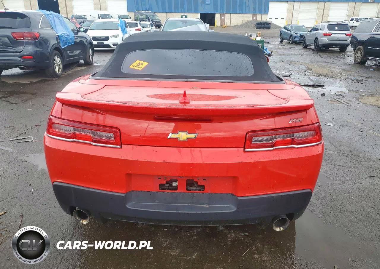 2015 Chevrolet Camaro Lt VIN:2G1FF3D39F9280233 - 6