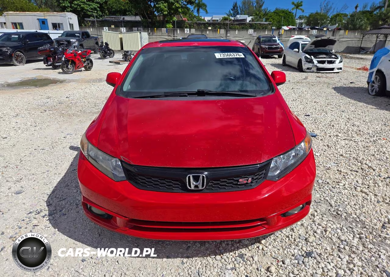 2012 Honda Civic Si VIN:2HGFB6E58CH702189 - 5