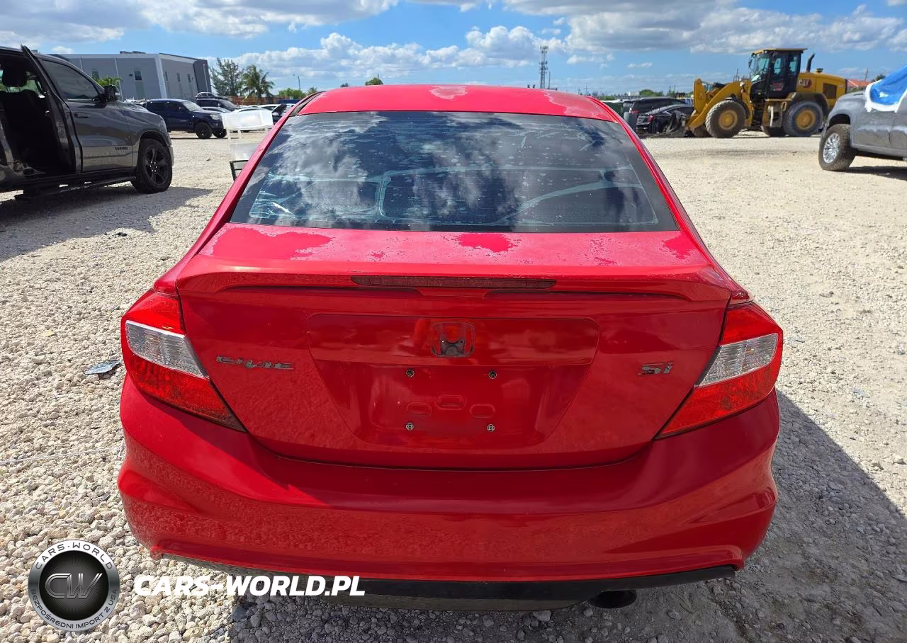 2012 Honda Civic Si VIN:2HGFB6E58CH702189 - 6