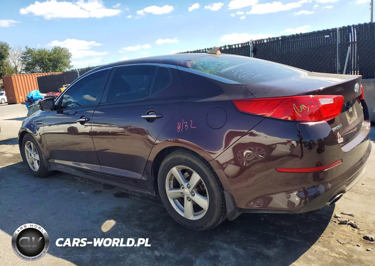 2014 Kia Optima Lx VIN:5XXGM4A75EG326100 - 2