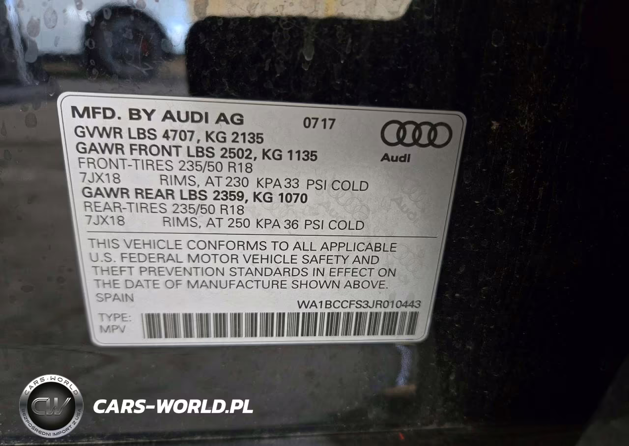 2018 Audi Q3 Premium VIN:WA1BCCFS3JR010443 - 13
