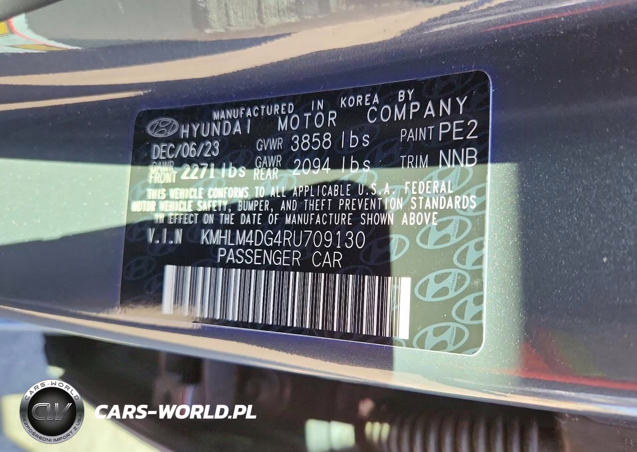 2024 Hyundai Elantra Sel VIN:KMHLM4DG4RU709130 - 13