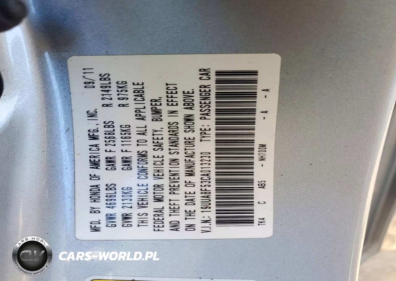 2012 Acura Tl VIN:19UUA8F53CA013230 - 13