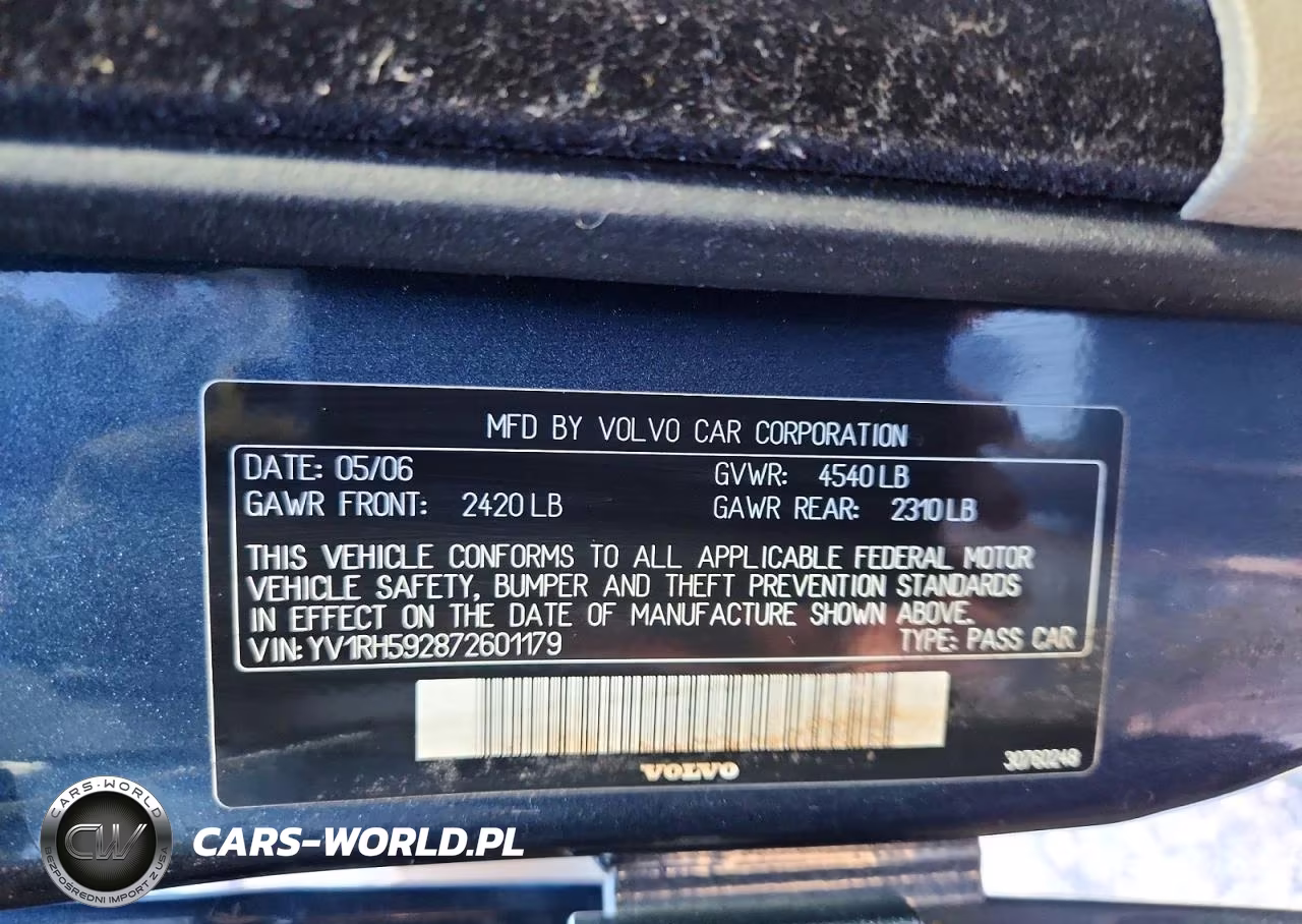 2007 Volvo S60 2.5T VIN:YV1RH592872601179 - 13