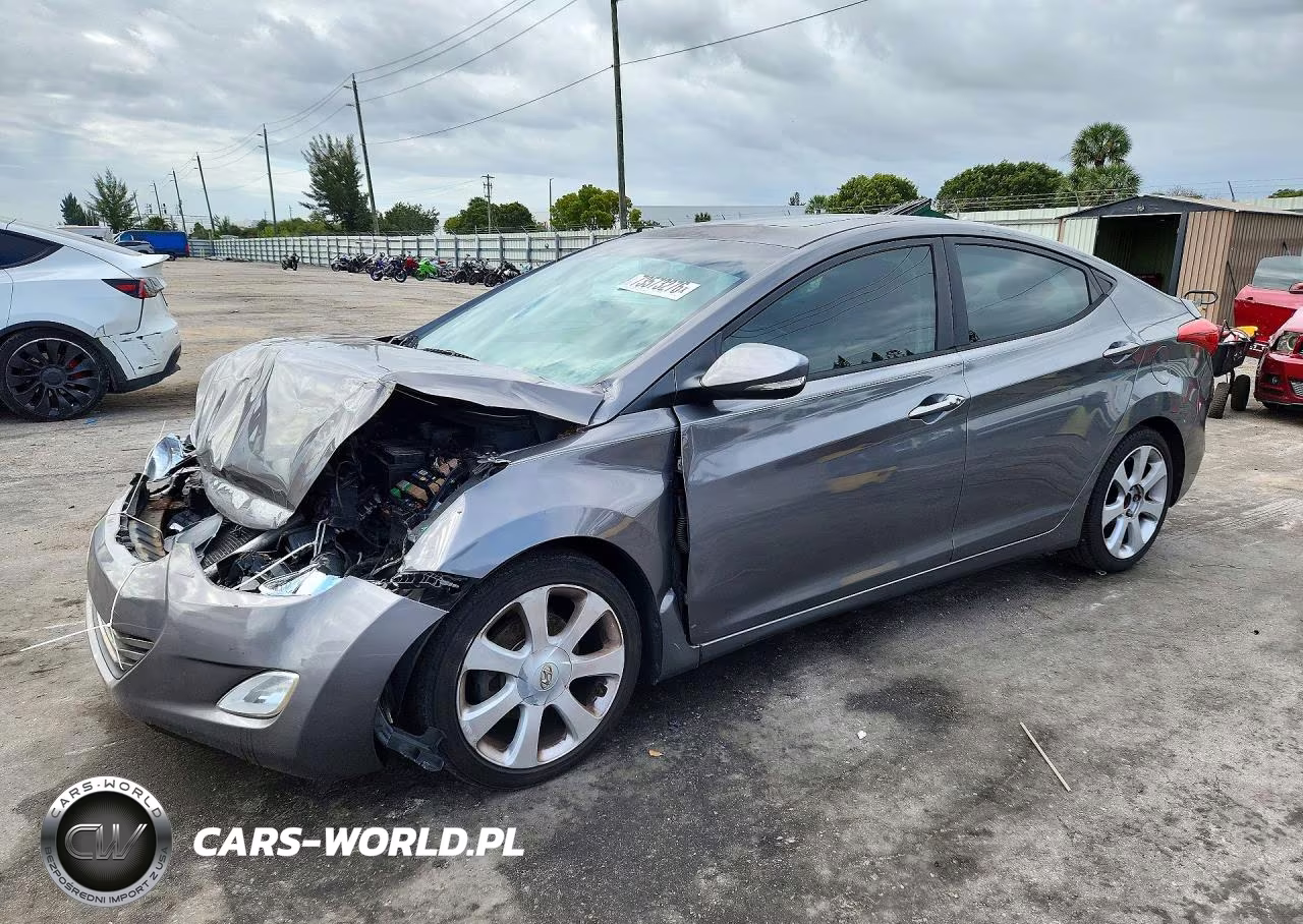 2013 Hyundai Elantra Limited VIN:5NPDH4AE7DH237086 - 1