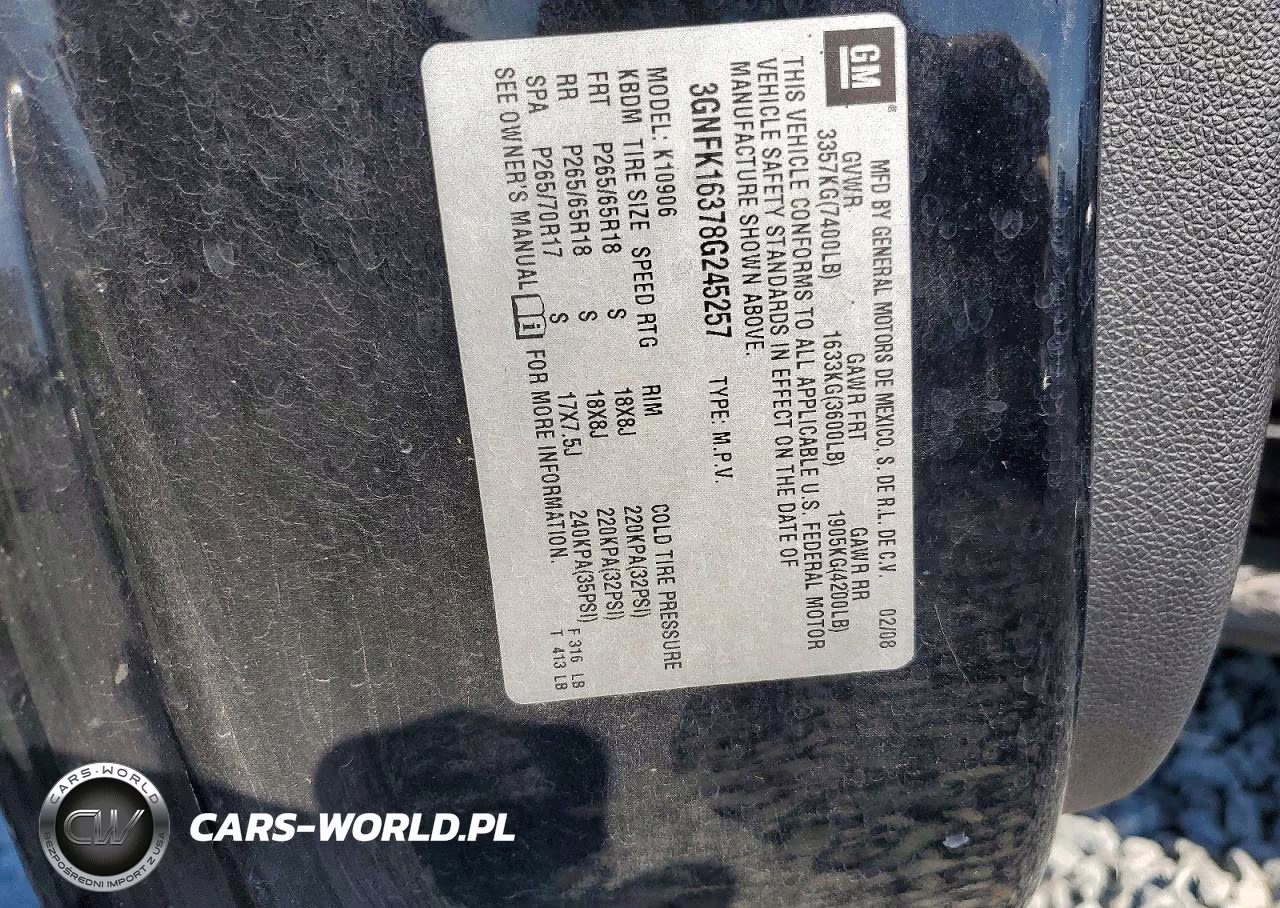 2008 Chevrolet Suburban K1500 Ls VIN:3GNFK16378G245257 - 13