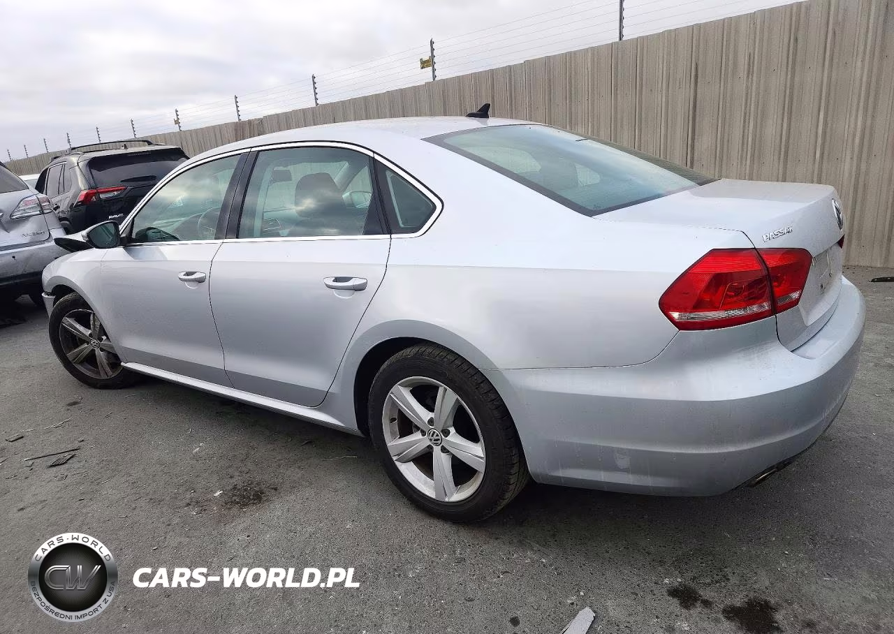 2012 Volkswagen Passat Se VIN:1VWBH7A32CC022195 - 2