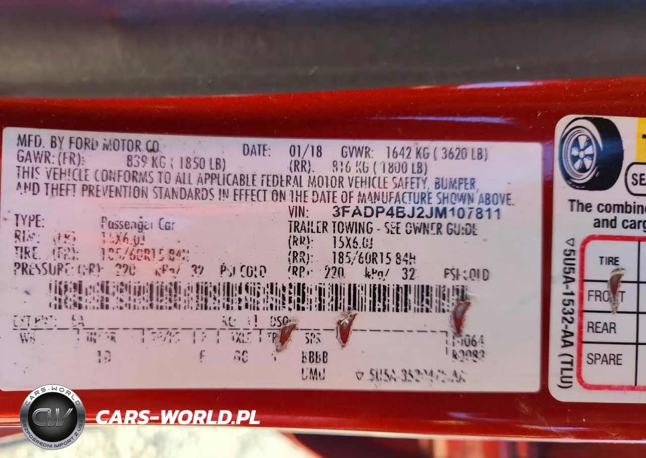 2018 Ford Fiesta Se VIN:3FADP4BJ2JM107811 - 12