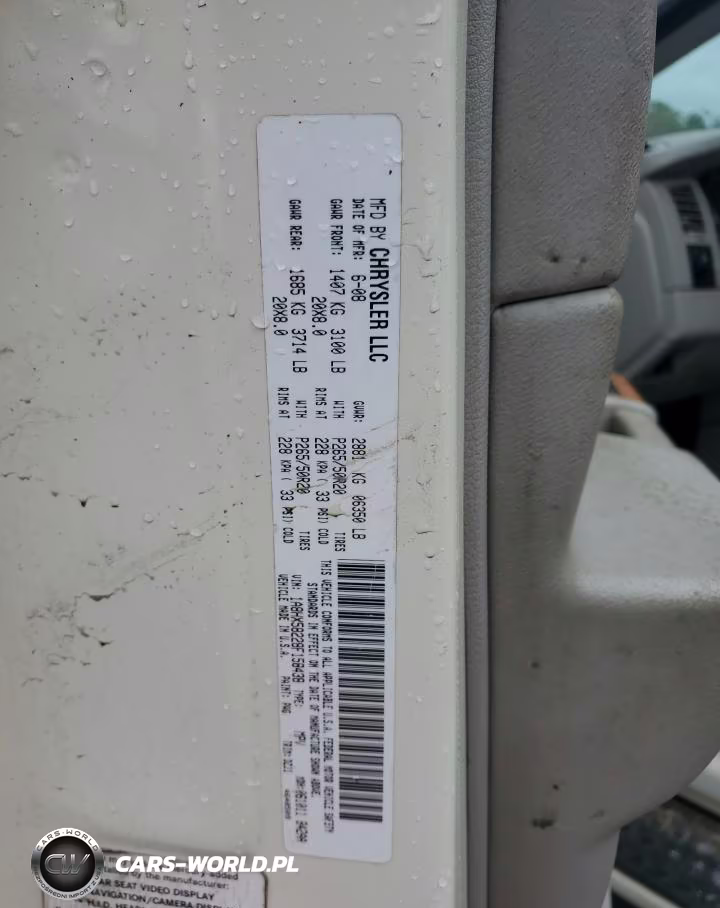 2008 Chrysler Aspen Limited VIN:1A8HX58228F158438 - 13