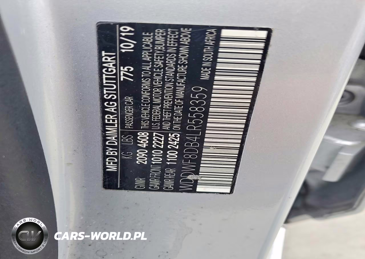 2020 Mercedes-Benz C 300 VIN:WDDWF8DB4LR558359 - 12