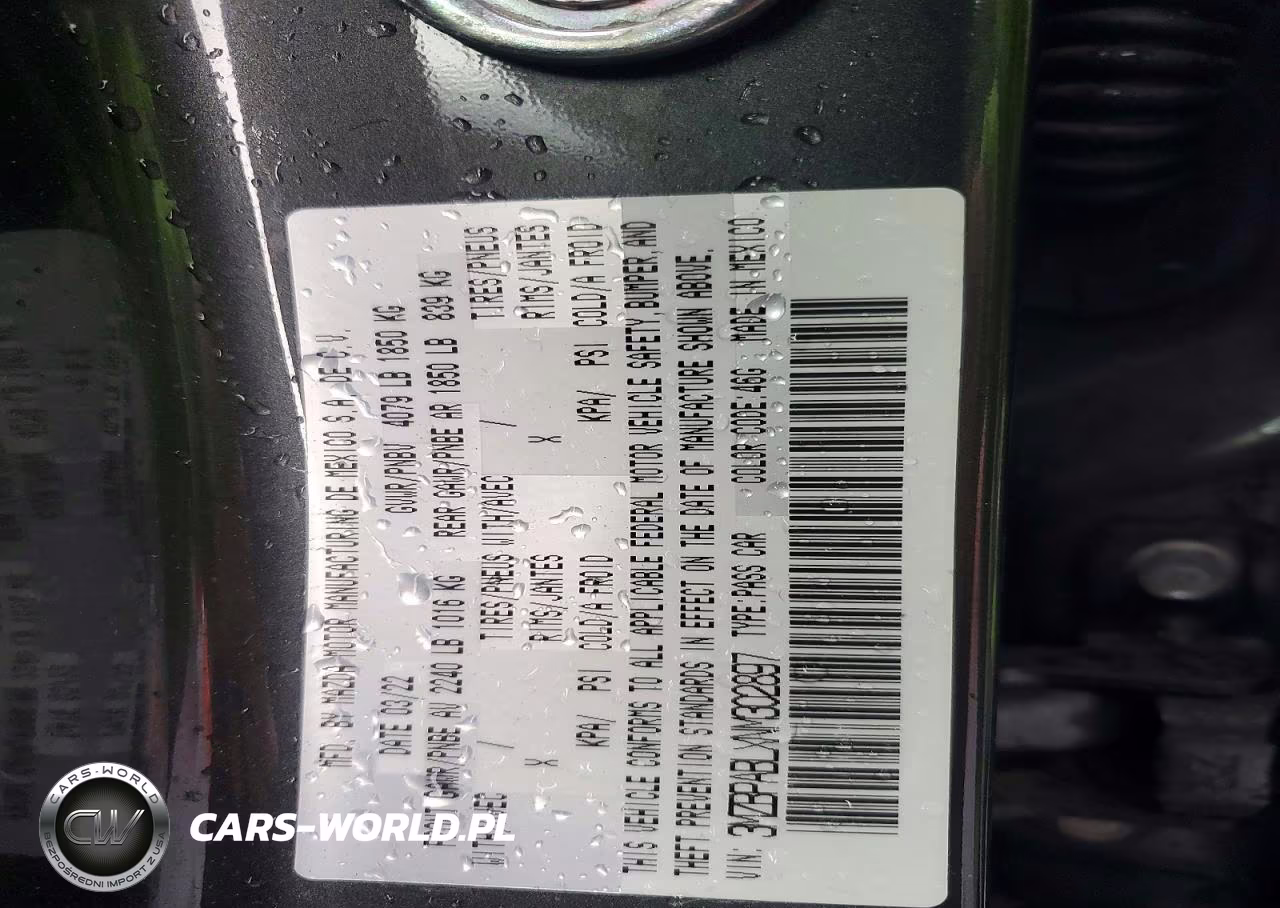 2022 Mazda 3 Select VIN:3MZBPABLXNM302897 - 12