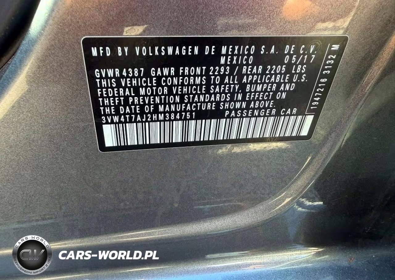 2017 Volkswagen Jetta Gli VIN:3VW4T7AJ2HM384751 - 10