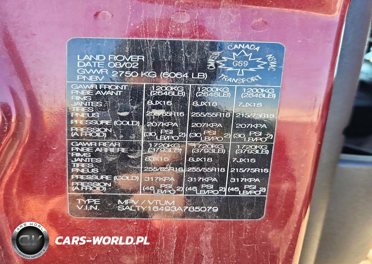 2003 Land Rover Discovery Ii Se VIN:SALTY16493A785079 - 13