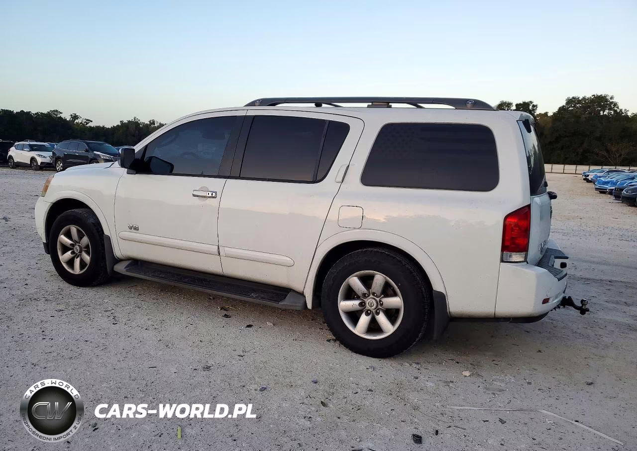 2008 Nissan Armada Se Ffv VIN:5N1BA08D18N613719 - 2