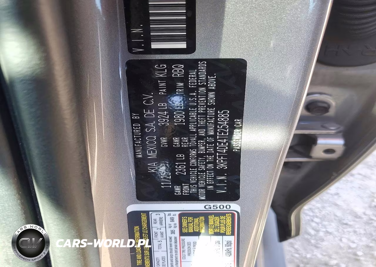 2026 Kia K4 Lxs VIN:3KPFT4DE4TE254885 - 13