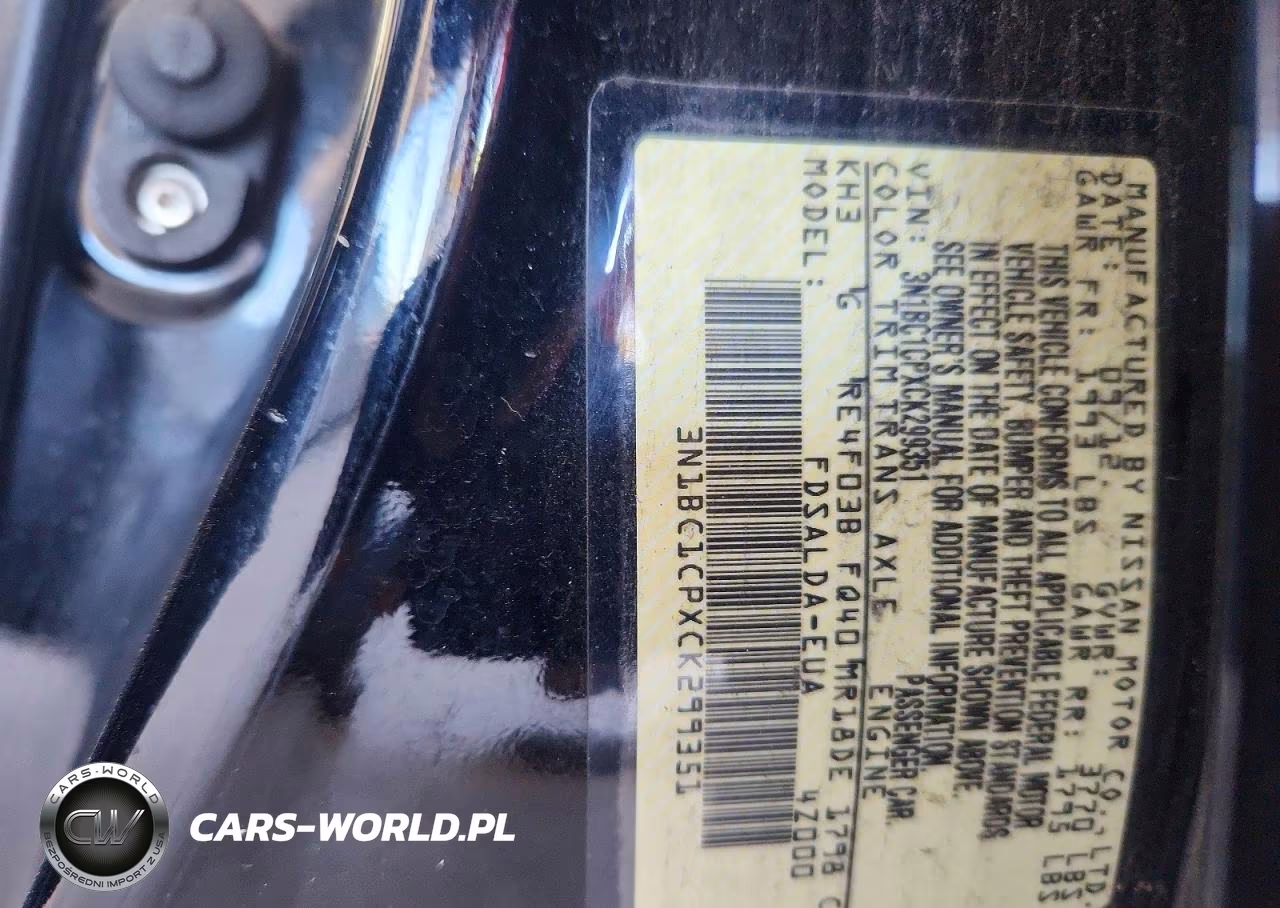 2012 Nissan Versa 1.8 S VIN:3N1BC1CPXCK299351 - 12