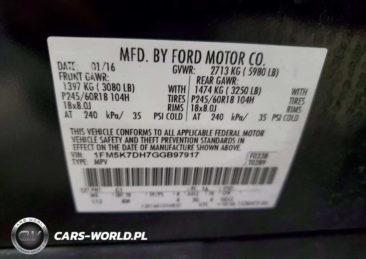 2016 Ford Explorer Xlt VIN:1FM5K7DH7GGB97917 - 13