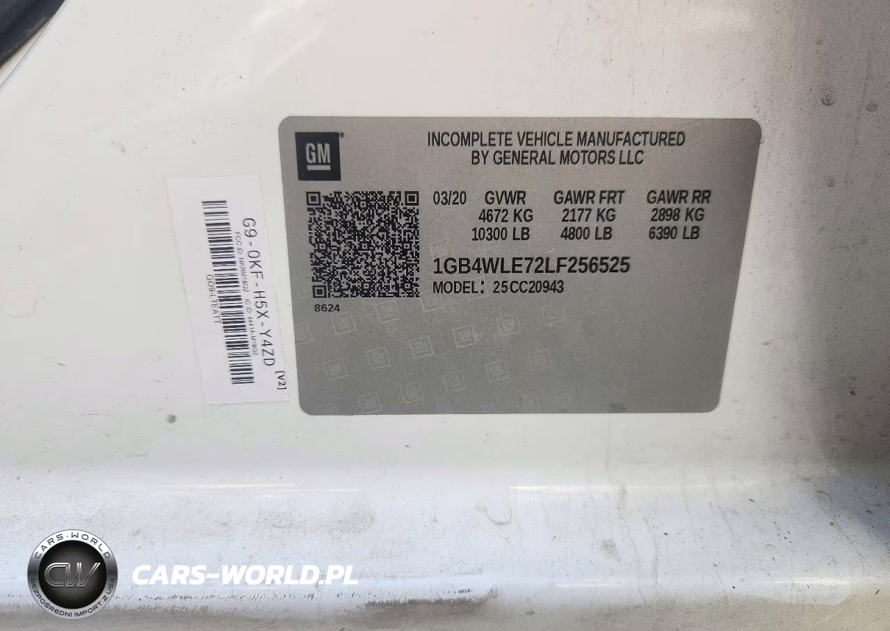 2020 Chevrolet Silverado C2500 Heavy Duty VIN:1GB4WLE72LF256525 - 12