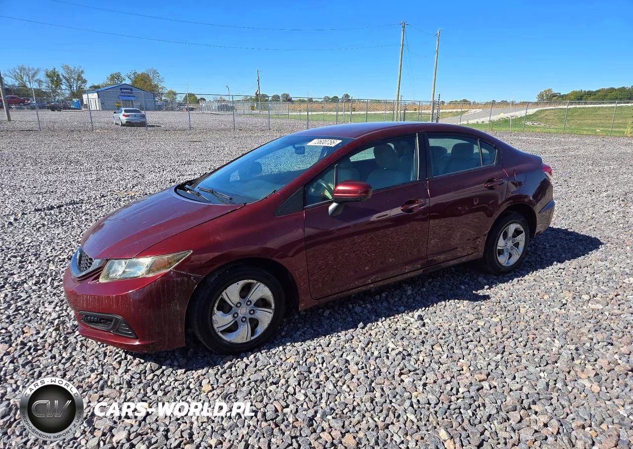 2014 Honda Civic Lx VIN:2HGFB2F52EH546533 - 1