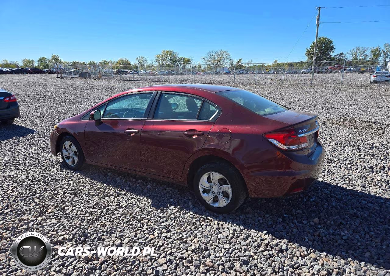 2014 Honda Civic Lx VIN:2HGFB2F52EH546533 - 2