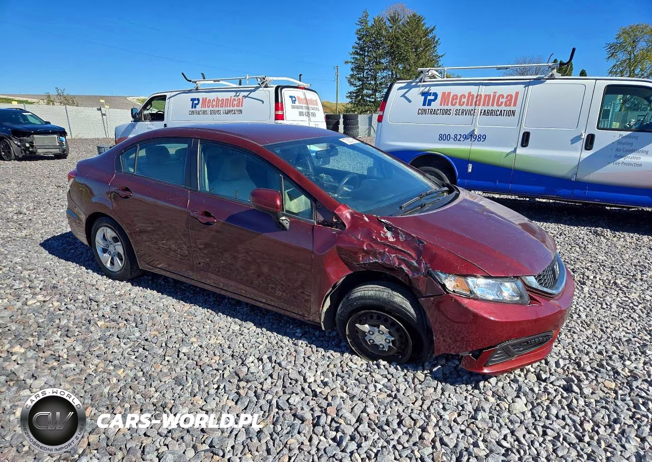 2014 Honda Civic Lx VIN:2HGFB2F52EH546533 - 4