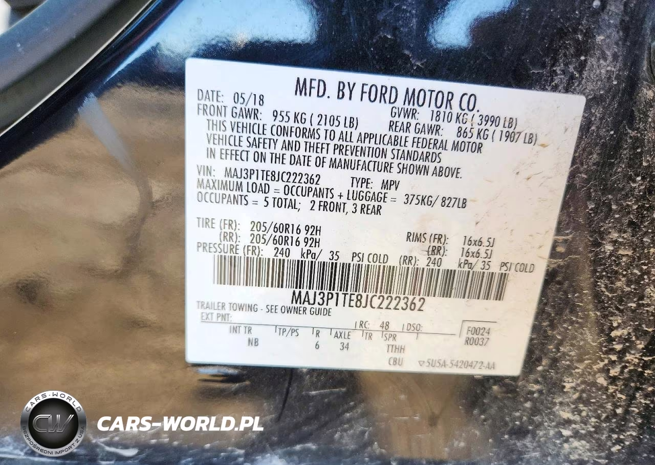 2018 Ford Ecosport Se VIN:MAJ3P1TE8JC222362 - 13
