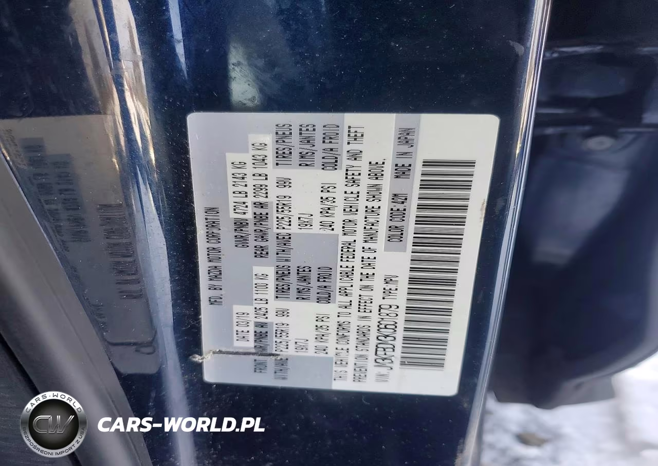 2019 Mazda Cx-5 Grand Touring VIN:JM3KFBDM3K0601879 - 13