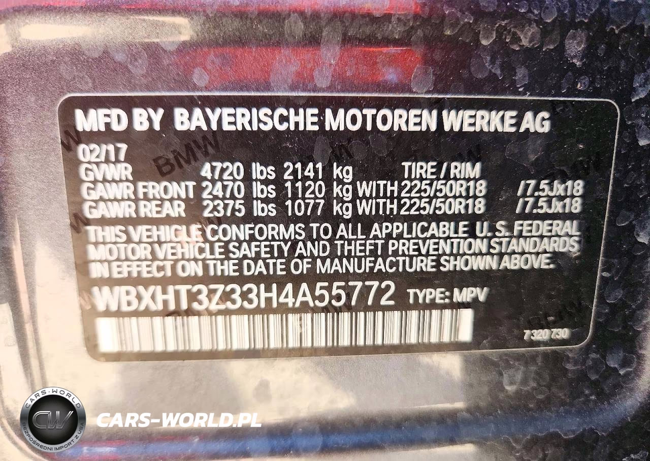 2017 BMW X1 xDrive28I VIN:WBXHT3Z33H4A55772 - 13