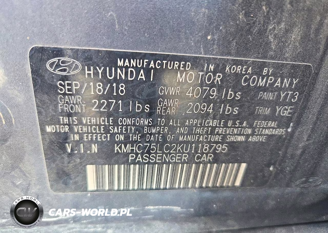 2019 Hyundai Ioniq Sel VIN:KMHC75LC2KU118795 - 13