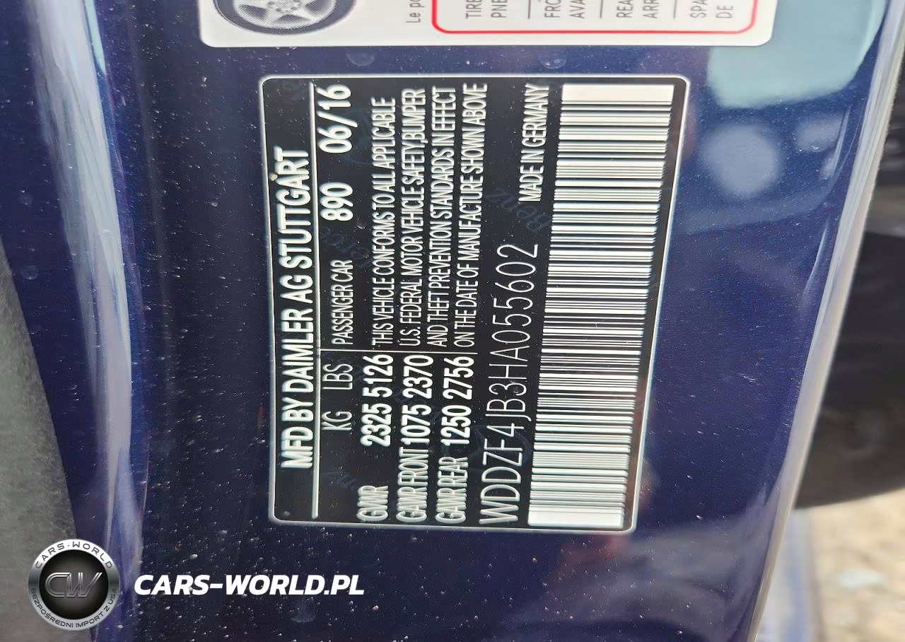 2017 Mercedes-Benz E 300 VIN:WDDZF4JB3HA055602 - 12