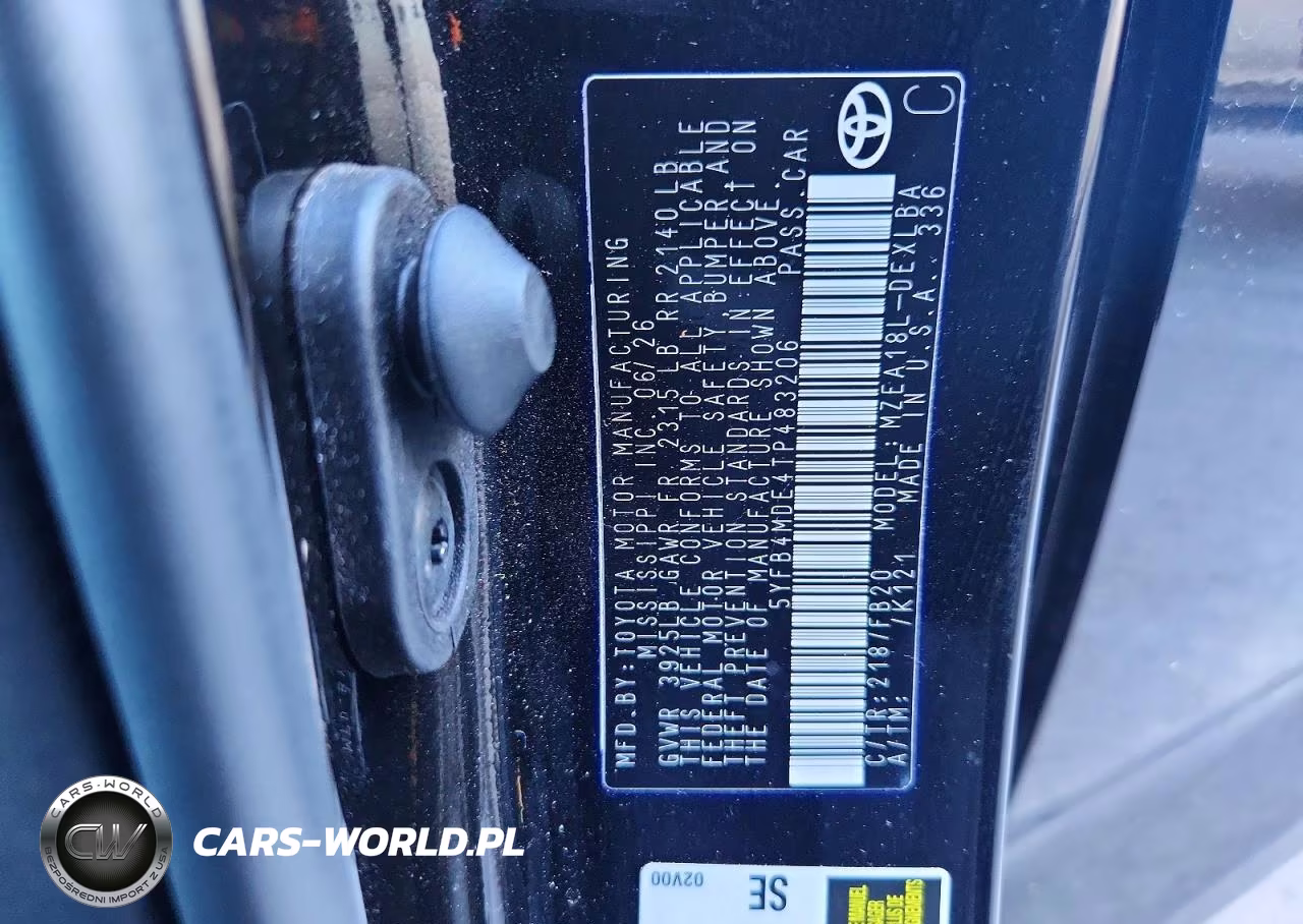 2026 Toyota Corolla Le VIN:5YFB4MDE4TP483206 - 12