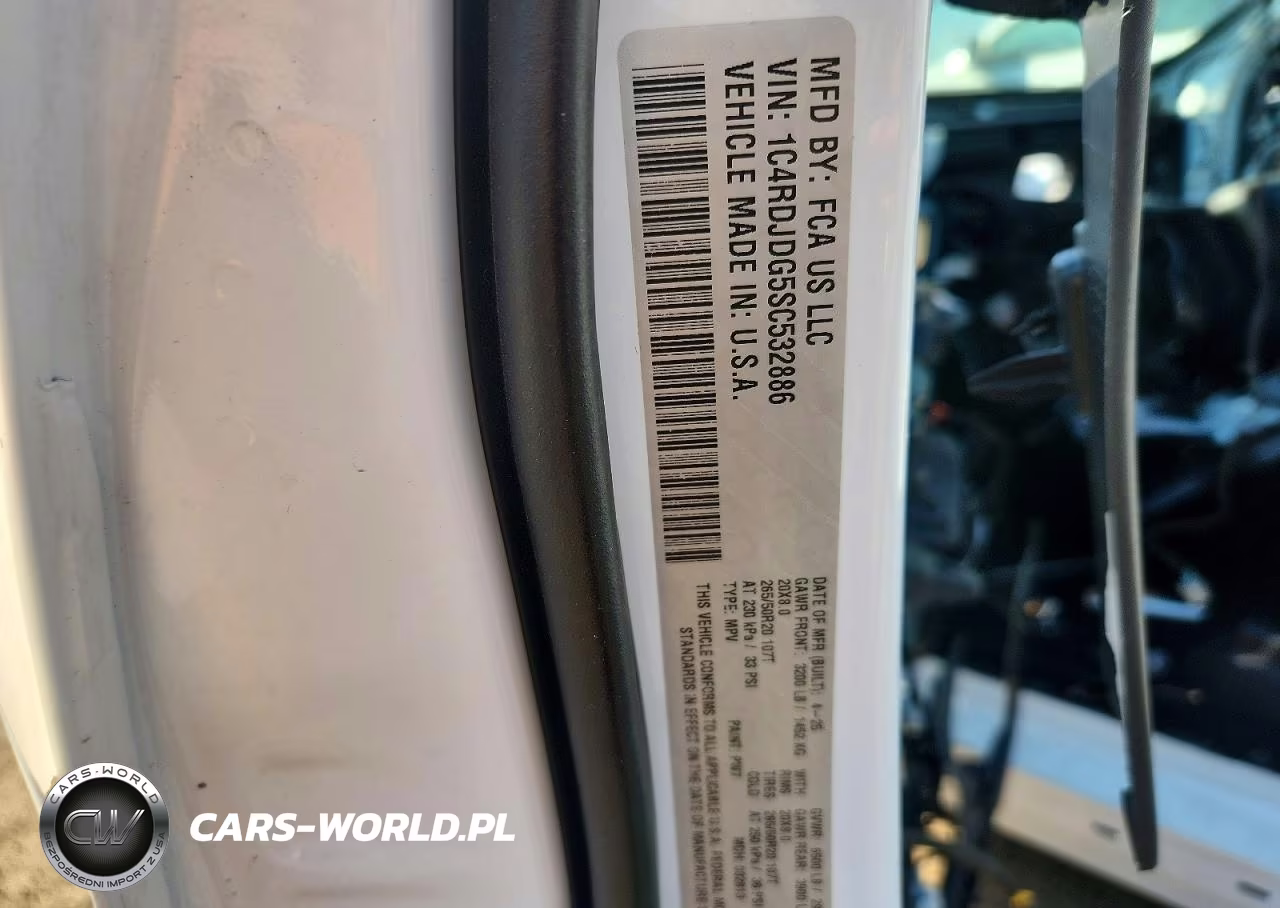 2025 Dodge Durango Gt VIN:1C4RDJDG5SC532886 - 12