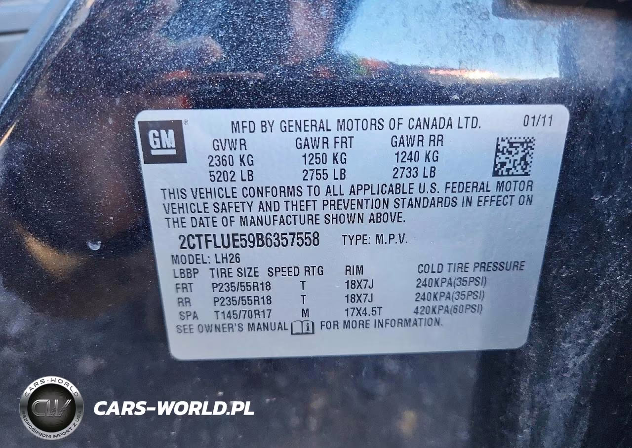 2011 GMC Terrain Slt VIN:2CTFLUE59B6357558 - 13