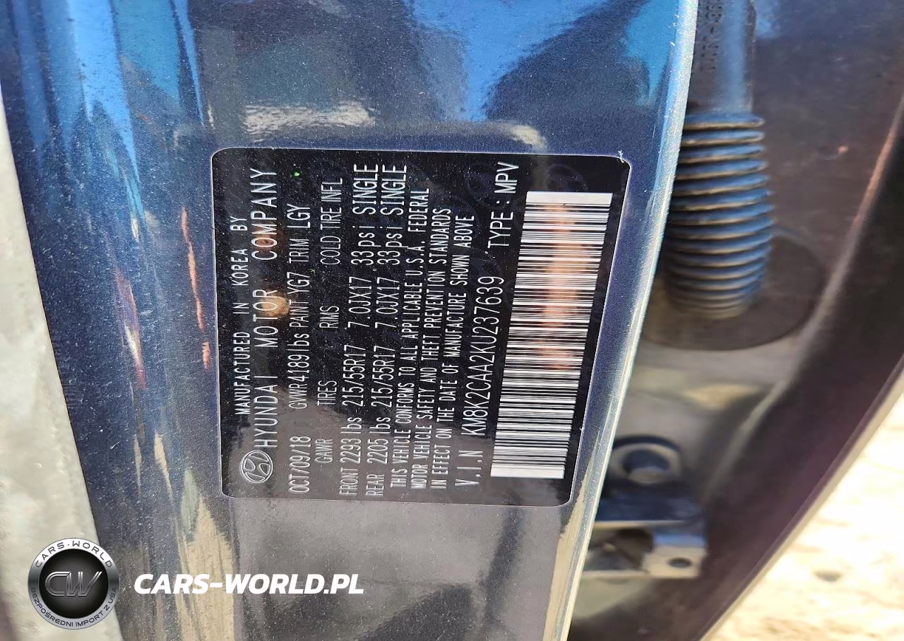 2019 Hyundai Kona Sel VIN:KM8K2CAA2KU237639 - 13