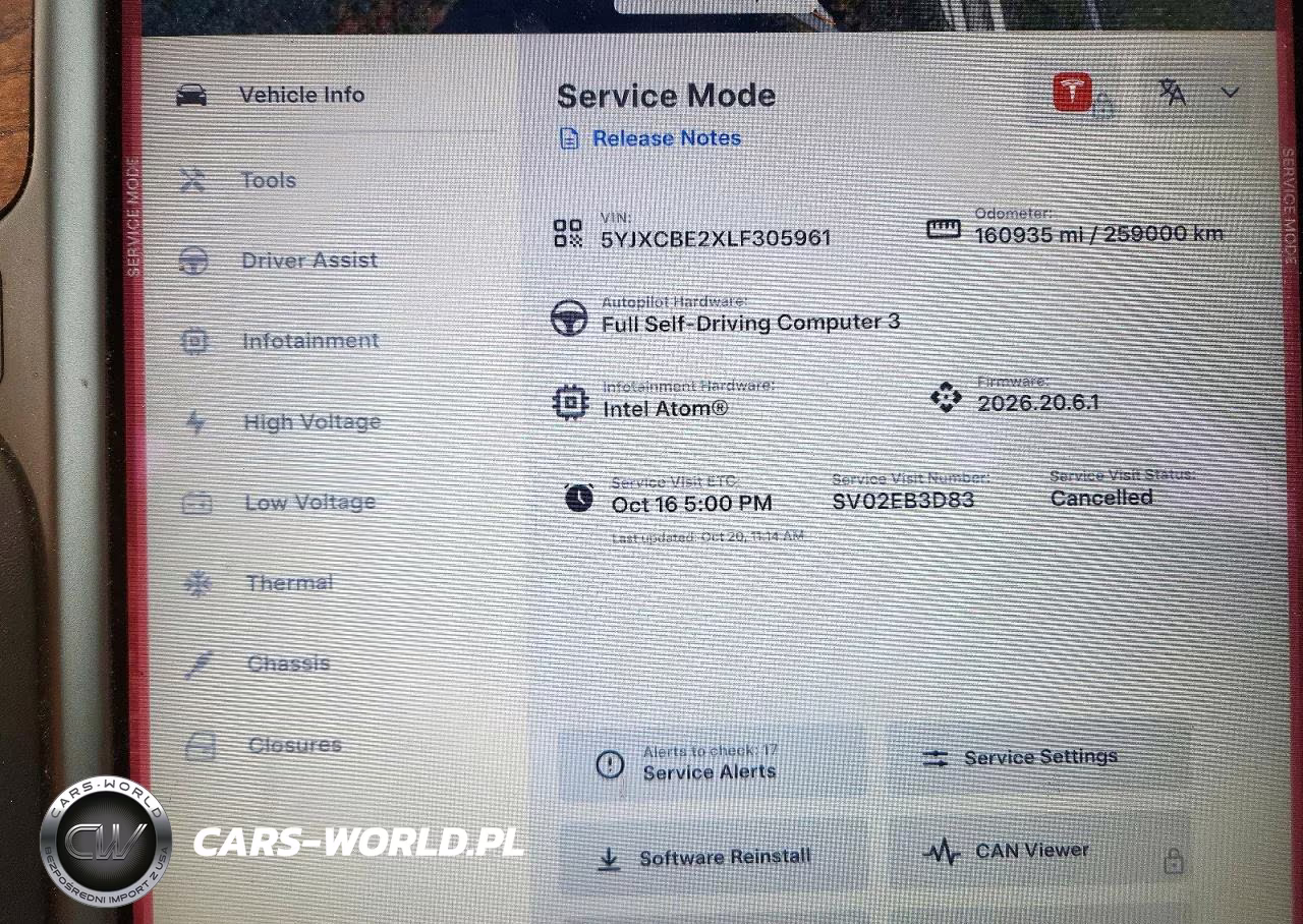 2020 Tesla Model X VIN:5YJXCBE2XLF305961 - 9