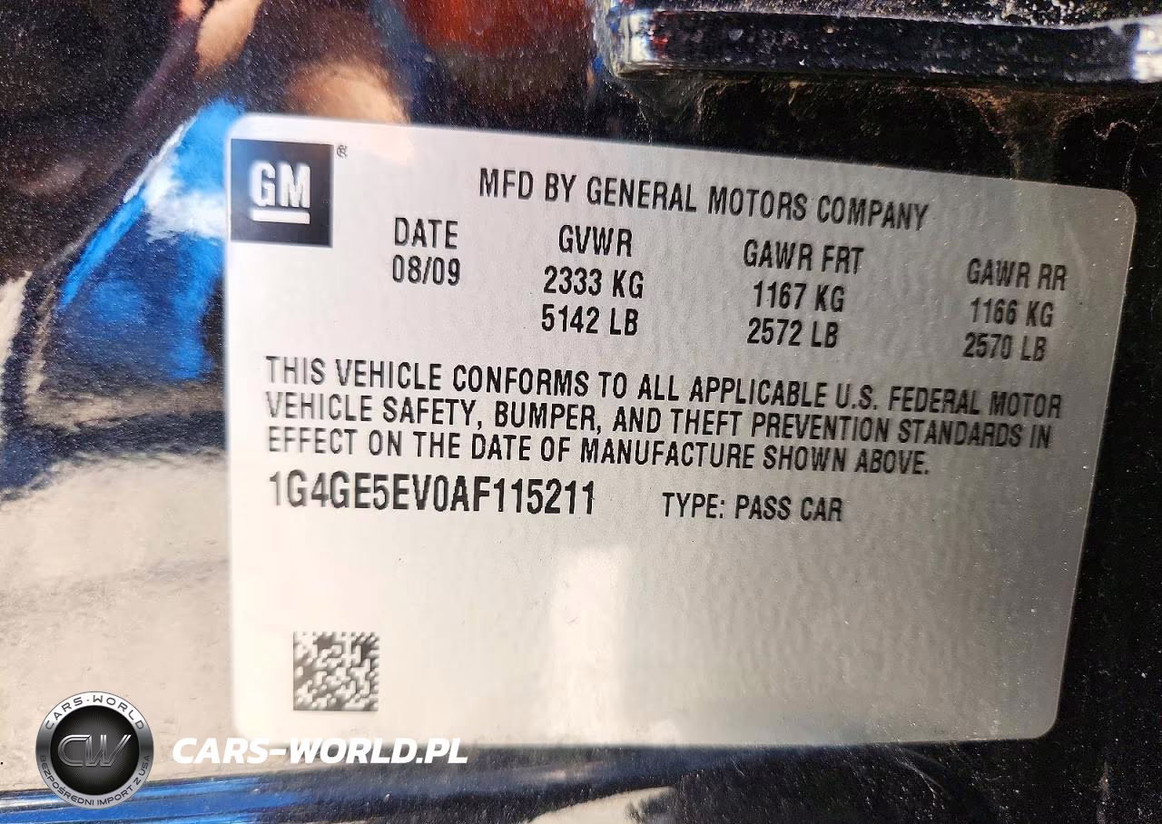 2010 Buick Lacrosse Cxs VIN:1G4GE5EV0AF115211 - 12