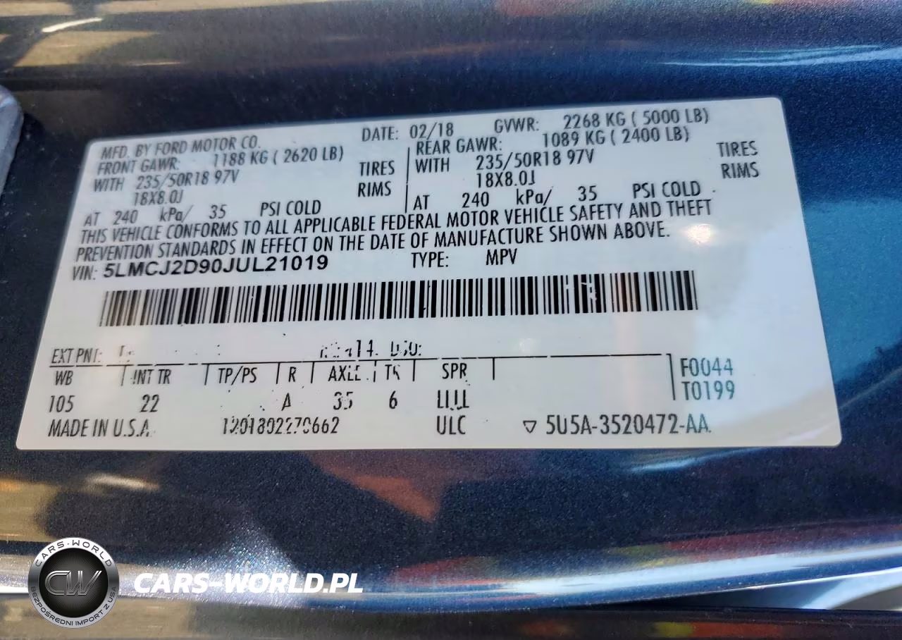 2018 Lincoln Mkc Select VIN:5LMCJ2D90JUL21019 - 14