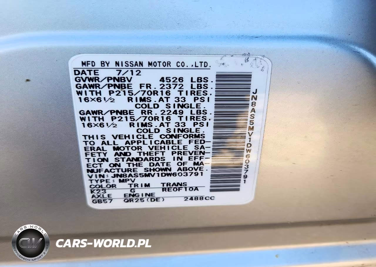 2013 Nissan Rogue S VIN:JN8AS5MV1DW603791 - 13