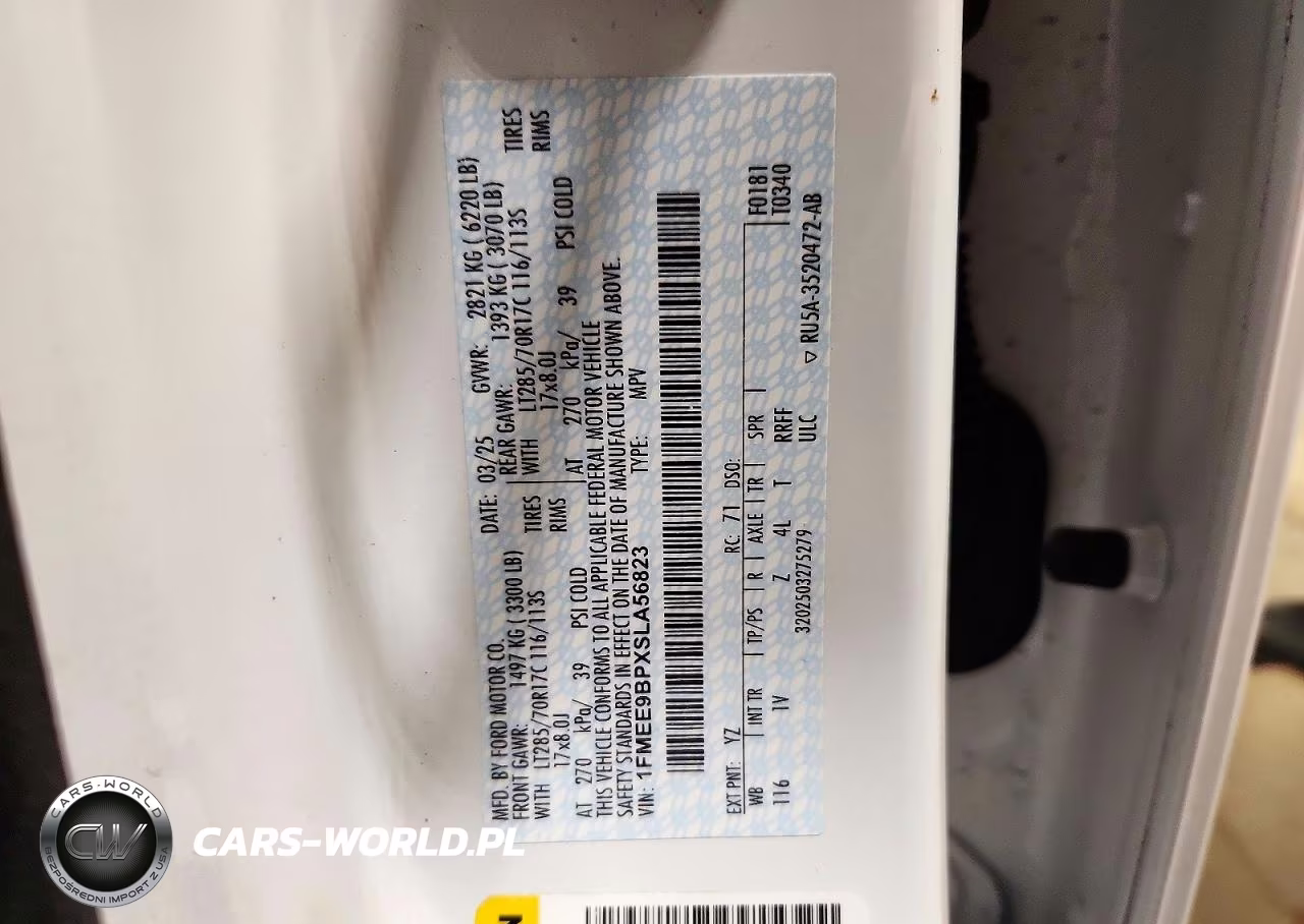 2025 Ford Bronco Badlands VIN:1FMEE9BPXSLA56823 - 14