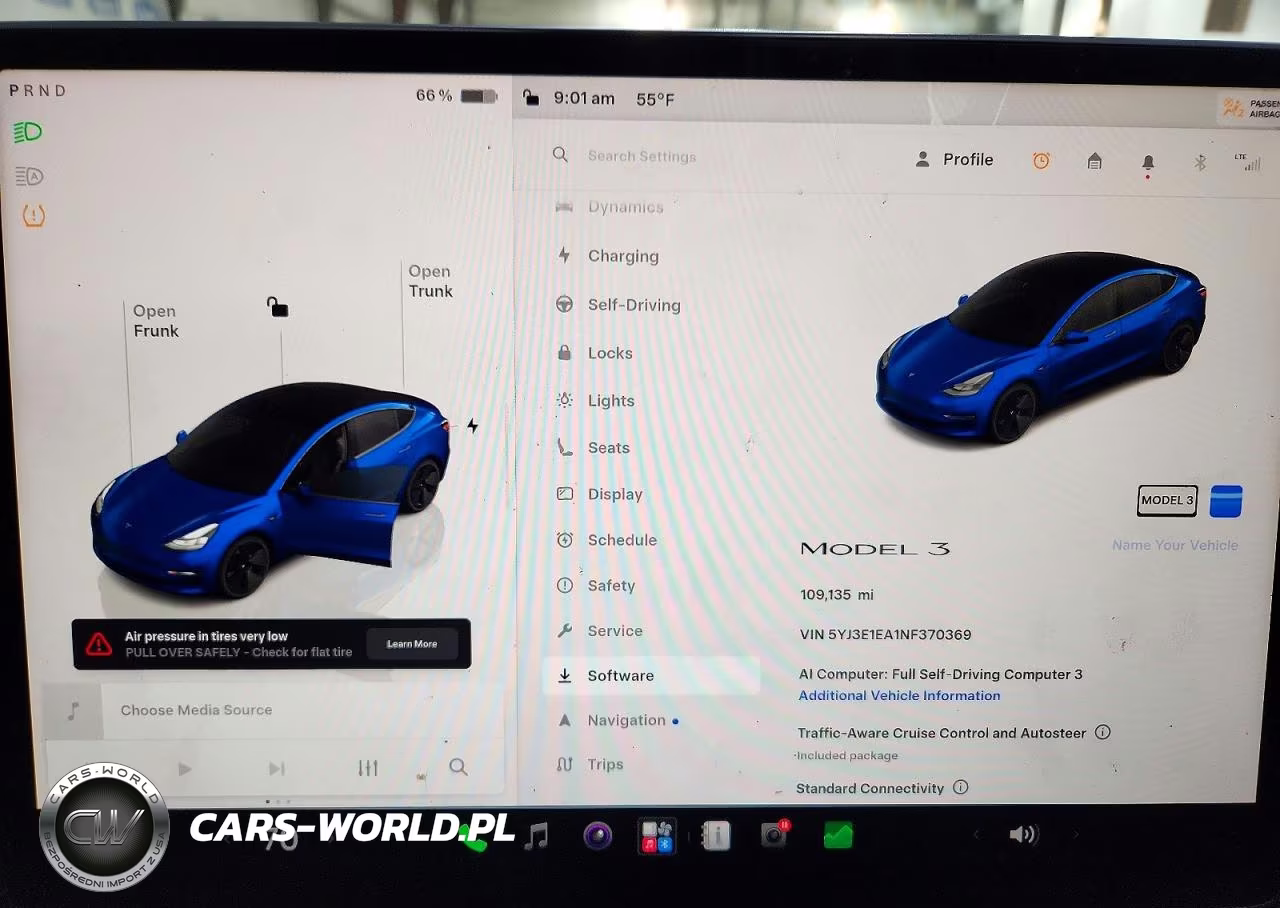 2022 Tesla Model 3 VIN:5YJ3E1EA1NF370369 - 9