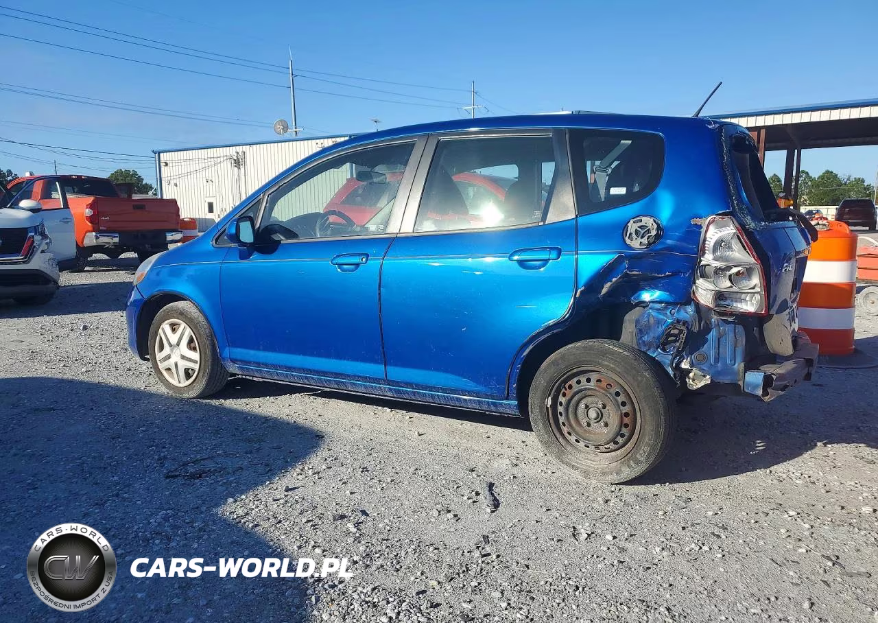 2007 Honda Fit VIN:JHMGD38487S053621 - 2