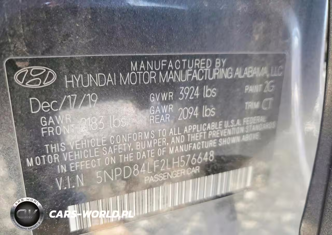 2020 Hyundai Elantra Sel VIN:5NPD84LF2LH576648 - 12