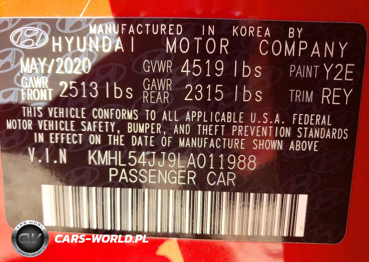 2020 Hyundai Sonata Hybrid Limited VIN:KMHL54JJ9LA011988 - 13