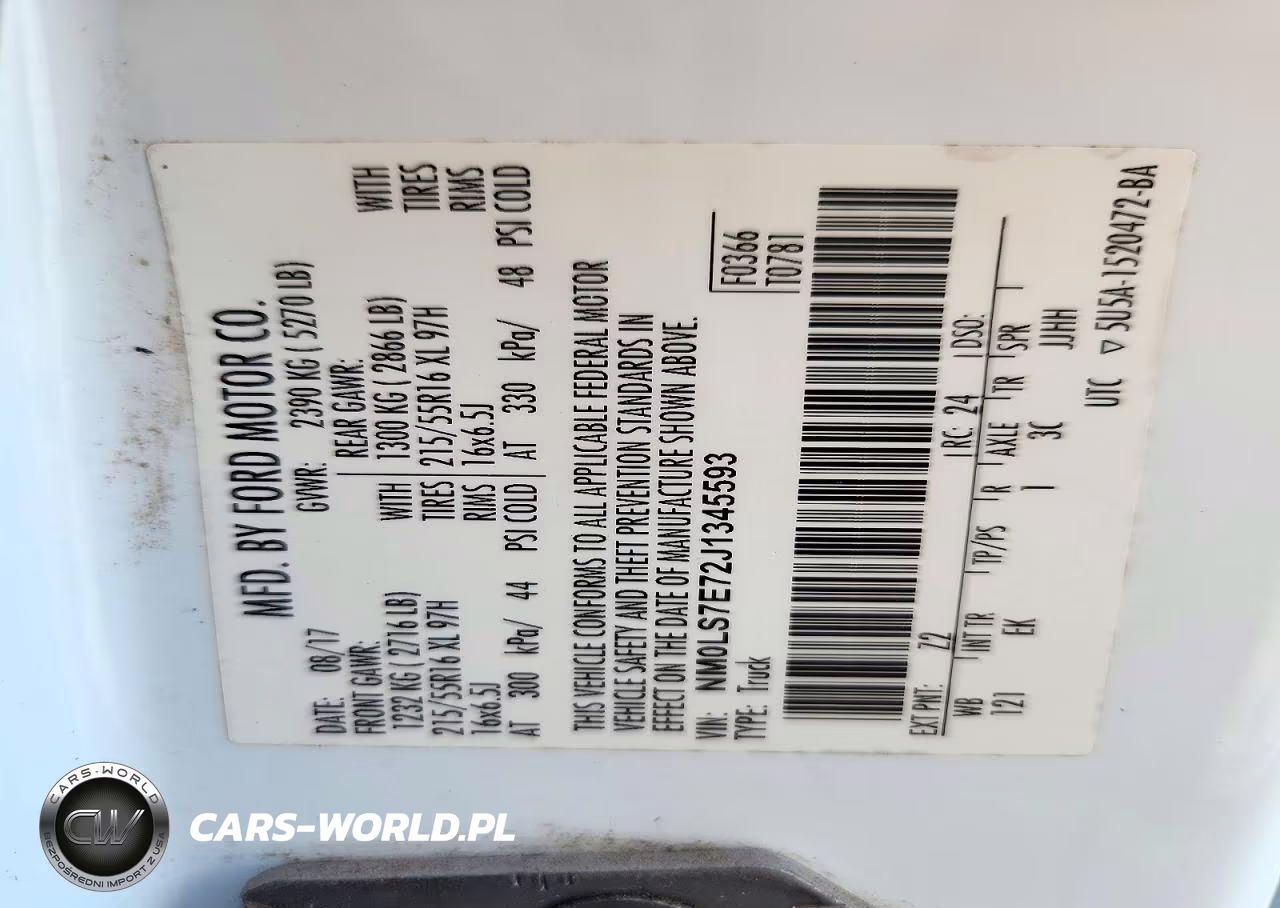 2018 Ford Transit Connect Xl VIN:NM0LS7E72J1345593 - 14