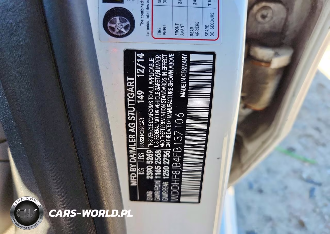 2015 Mercedes-Benz E 350 4Matic VIN:WDDHF8JB4FB137106 - 12