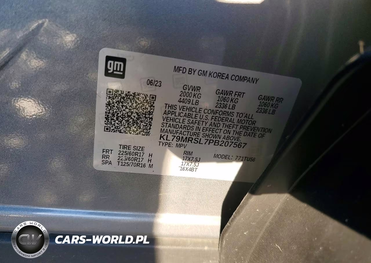 2023 Chevrolet Trailblazer Lt VIN:KL79MRSL7PB207567 - 13